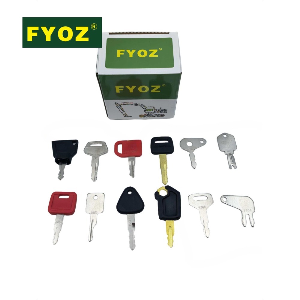 Heavy Equipment Key Set - Juego de 12 llaves de encendido