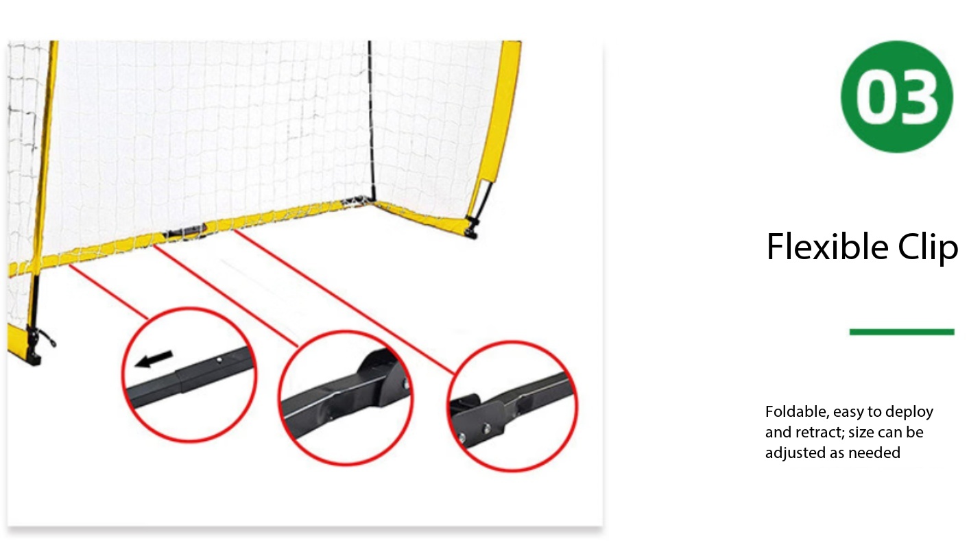 Heavy Equipment Games - Portería de Fútbol Plegable Portátil de