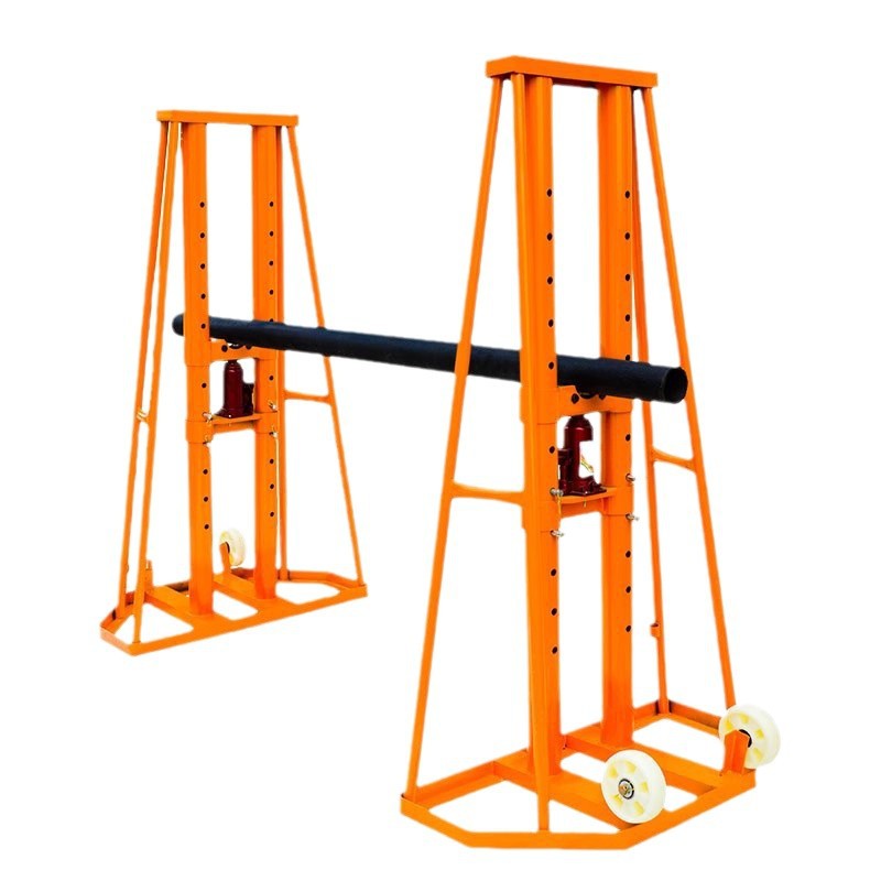 Heavy Equipment Jack Stands - Soportes hidráulicos ajustables para equipos de