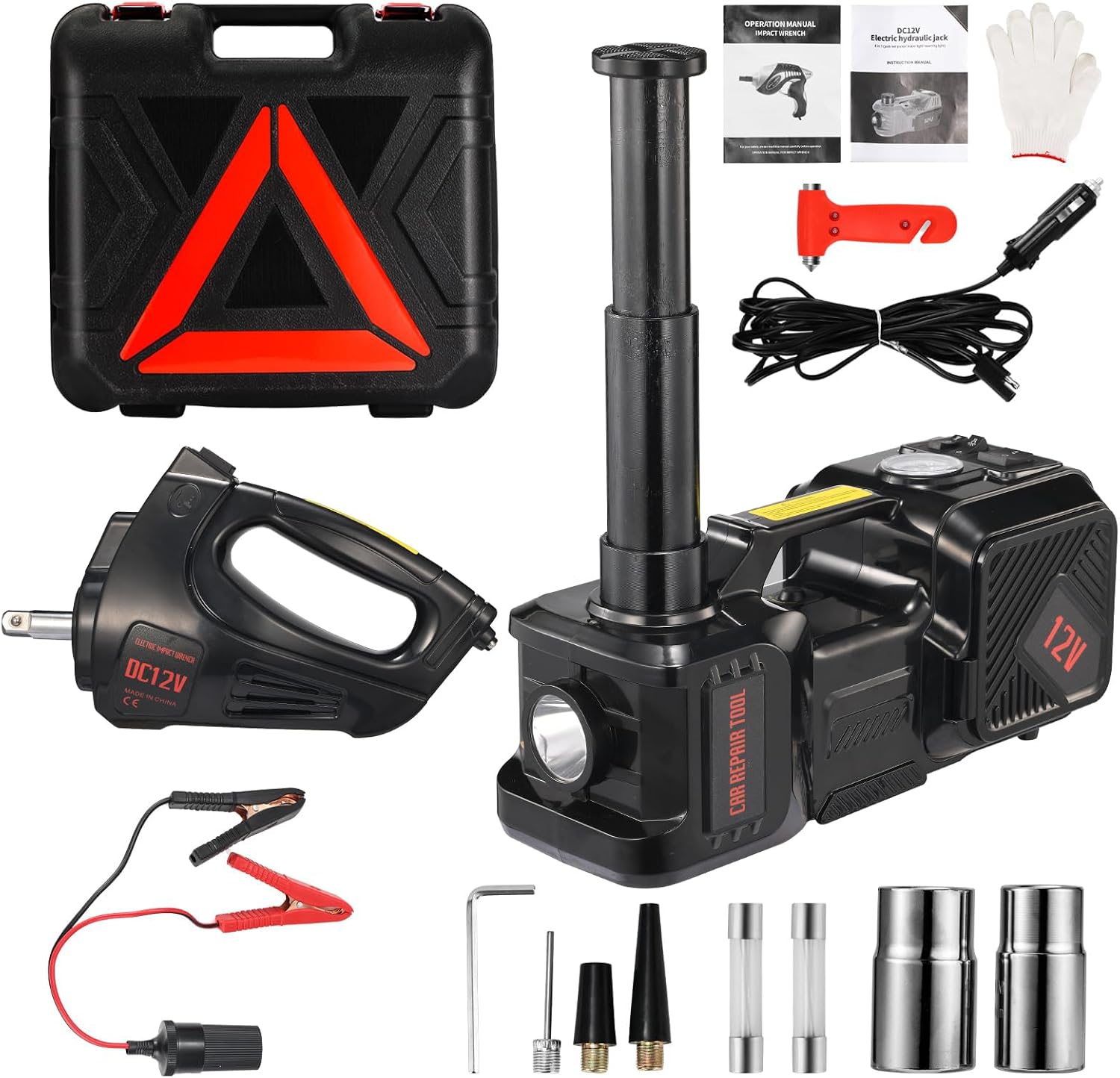Hydraulic Floor Jack - Kit de gato eléctrico para coche