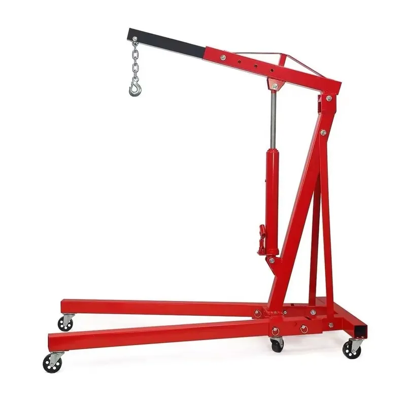 Heavy Equipment Jack Stands - Grúa hidráulica plegable de 2 toneladas