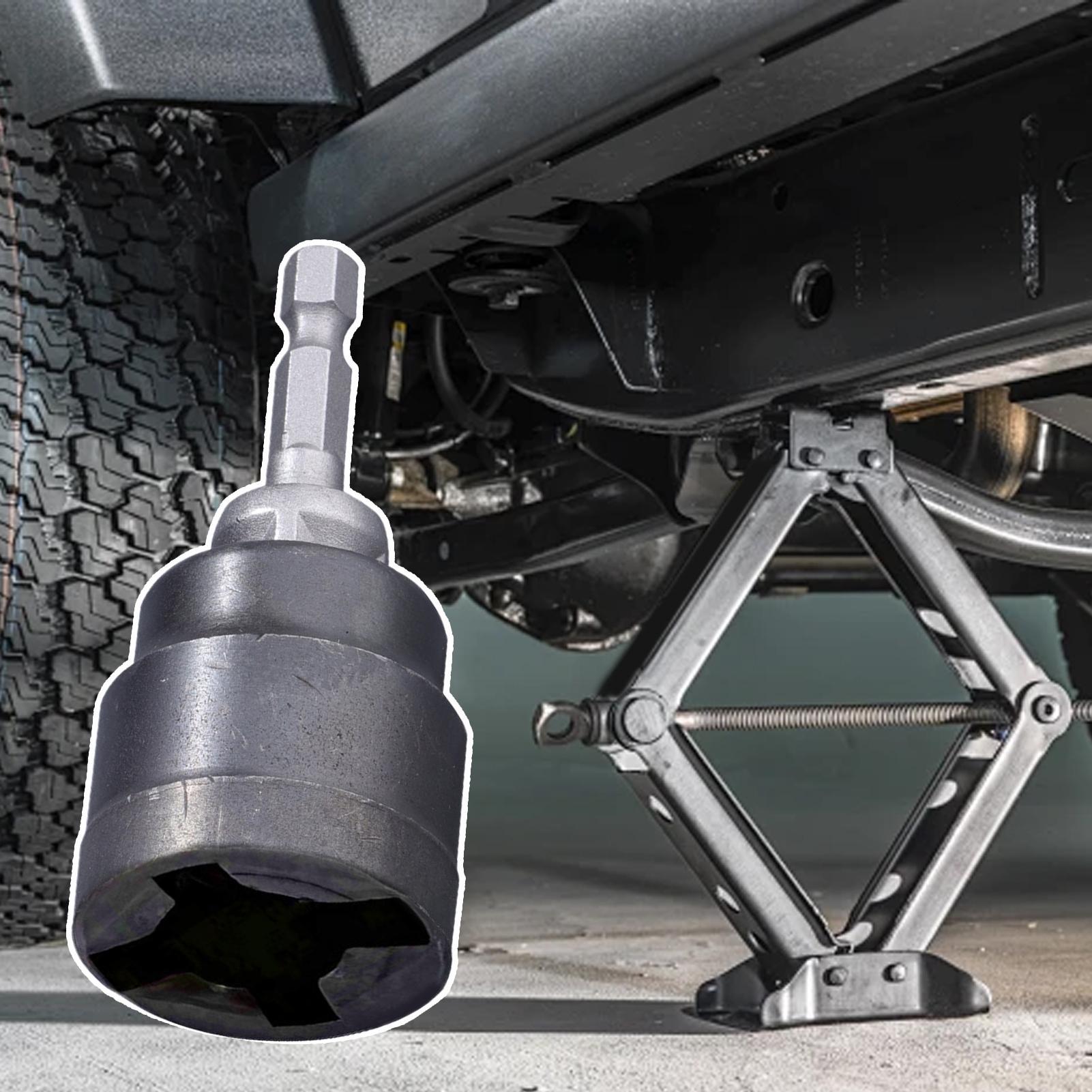 Heavy Equipment Jack - Adaptador de taladro eléctrico para enchufe