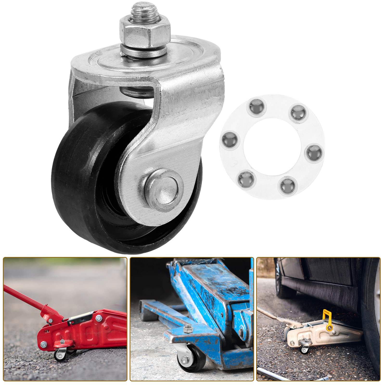 Hydraulic Floor Jack - Ruedas de Repuesto para Gato Hidráulico