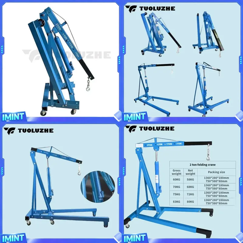 Hydraulic Floor Jack - Grúa Hidráulica Plegable de 2 Toneladas