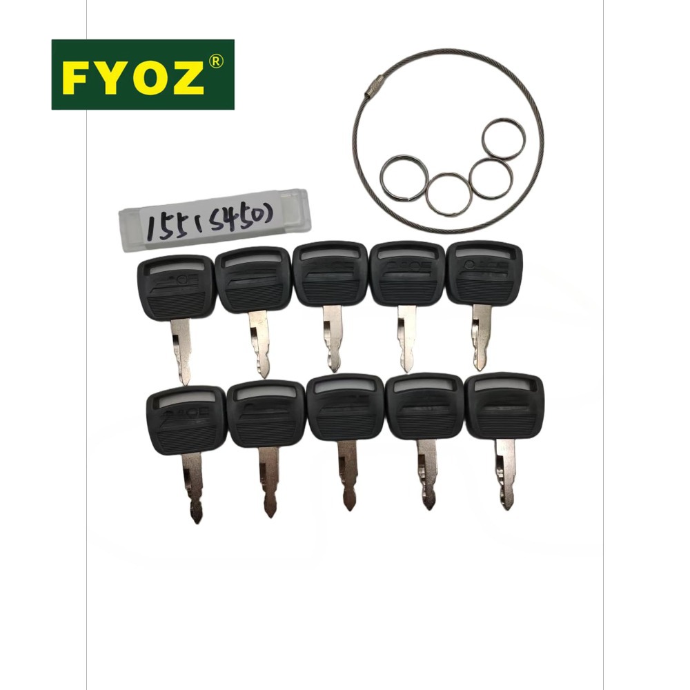 10 llaves para excavadora S450 - Heavy Equipment Key Set reseña y precio