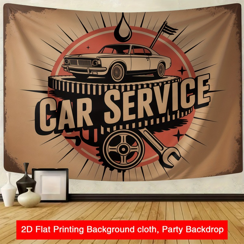 Gran cartel retro para taller  - Heavy Equipment In Chinese reseña y precio