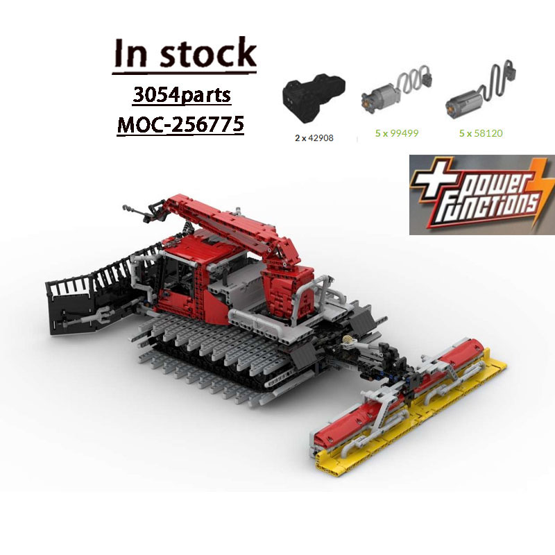 MOC-256775 Máquina quitanieves - Heavy Equipment Games reseña y precio