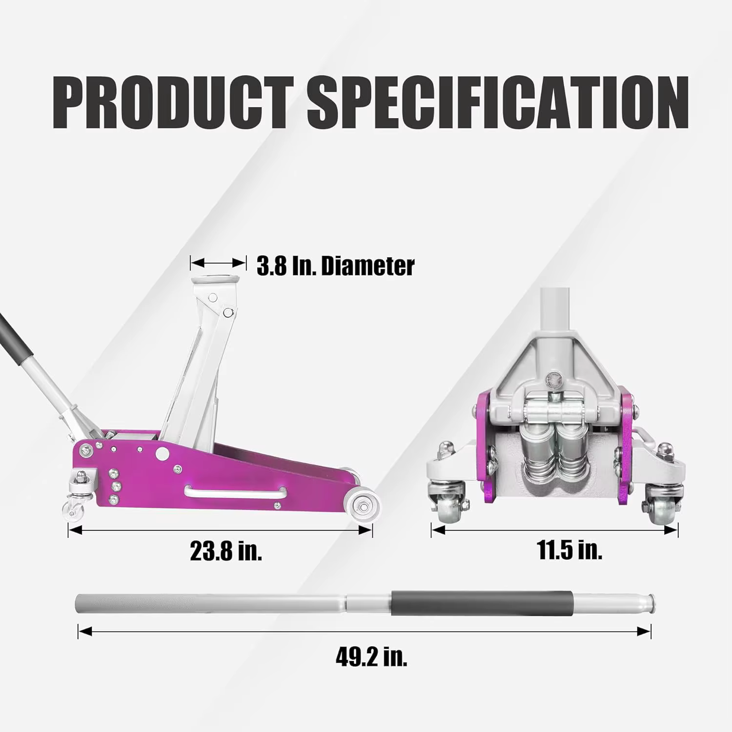 Gato hidráulico de perfil bajo - Hydraulic Floor Jack reseña y precio