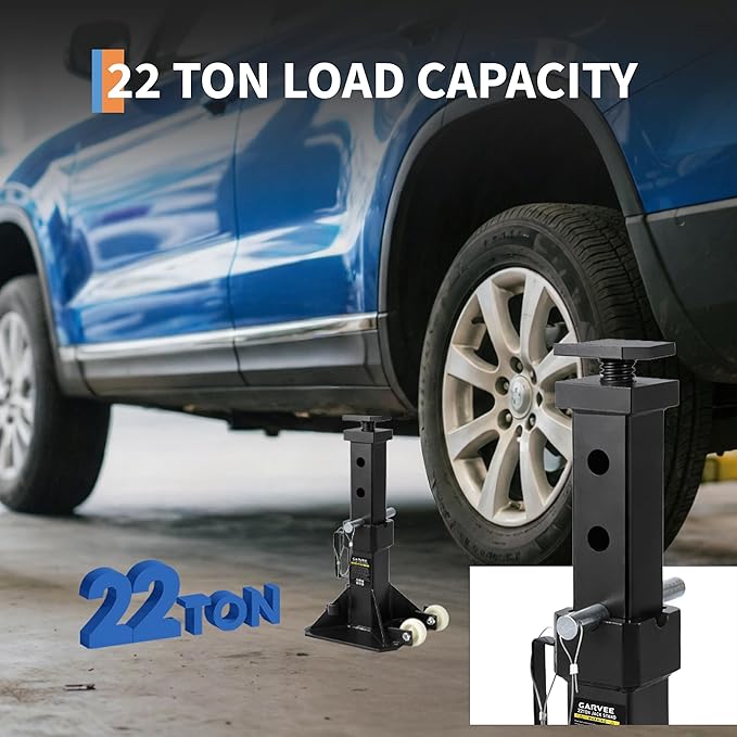 Soportes de Gato de 22 Tonelad - Heavy Equipment Jack Stands reseña y precio