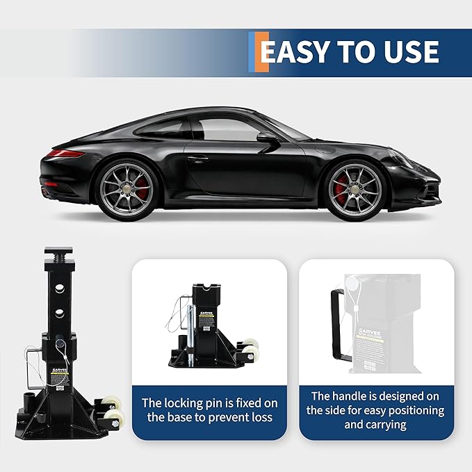 Soportes de Gato de 22 Tonelad - Heavy Equipment Jack Stands reseña y precio