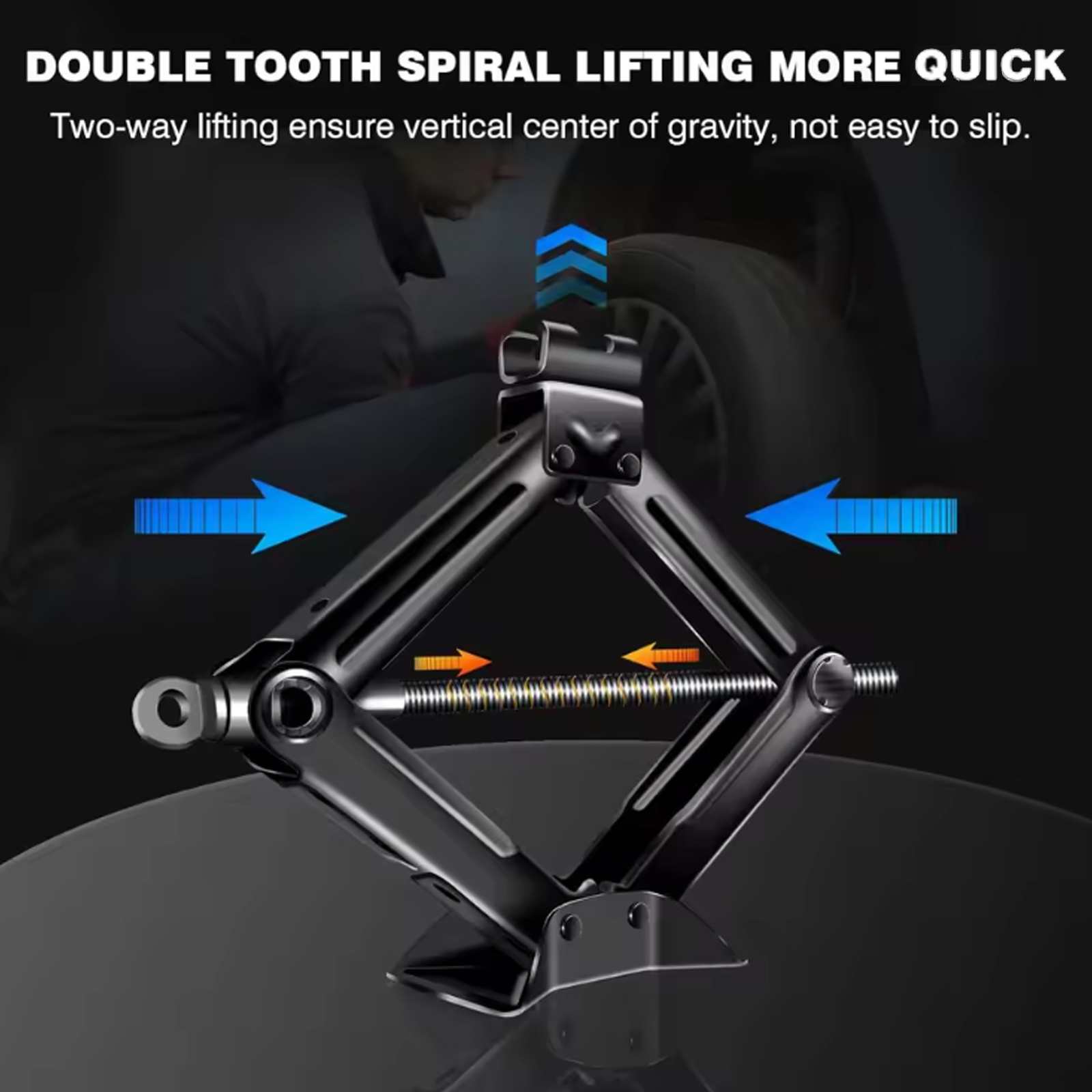 Gato de tijera de 2 toneladas  - Heavy Equipment Jack reseña y precio