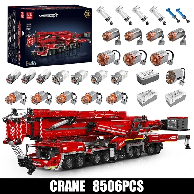 Mould King 17007, 8506 Piezas, - Heavy Equipment Games reseña y precio