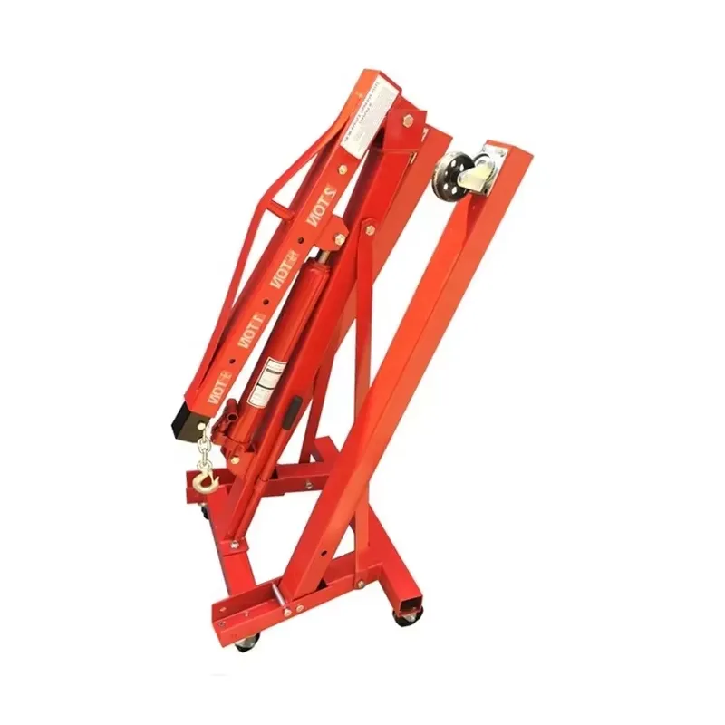 Grúa hidráulica plegable de 2  - Heavy Equipment Jack Stands reseña y precio