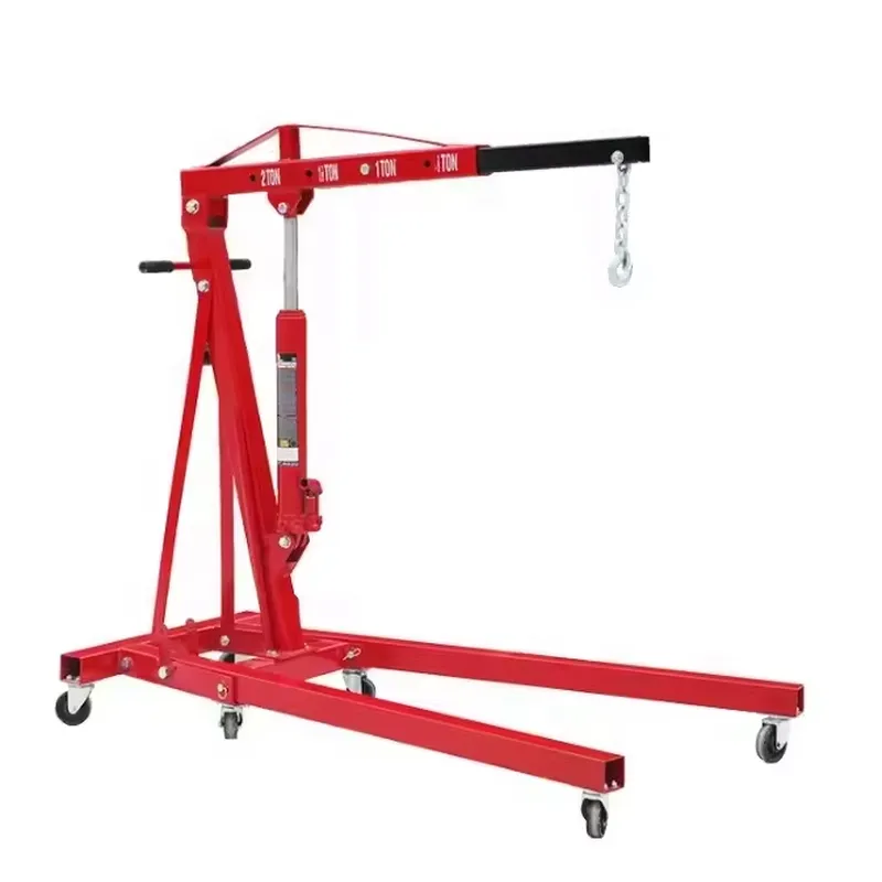 Grúa hidráulica plegable de 2  - Heavy Equipment Jack Stands reseña y precio