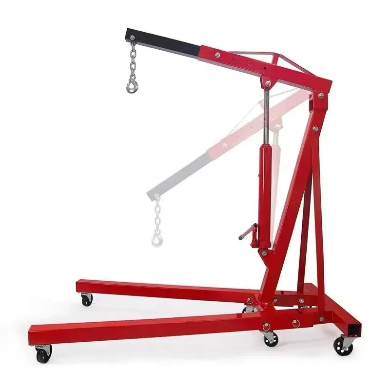 Grúa hidráulica plegable de 2  - Heavy Equipment Jack Stands reseña y precio