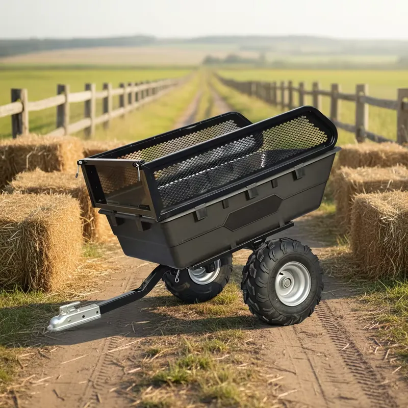 Remolque de carga de acero de  - Heavy Equipment Hauler reseña y precio