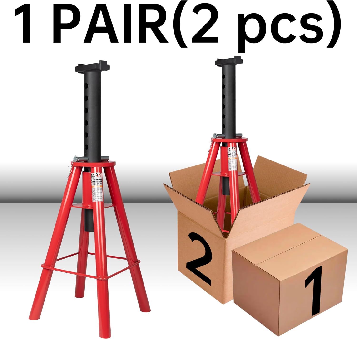 Soporte de elevación tipo pasa - Heavy Equipment Jack Stands reseña y precio