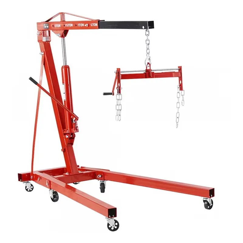 Grúa Hidráulica Plegable de 2  - Heavy Equipment Jack Stands reseña y precio