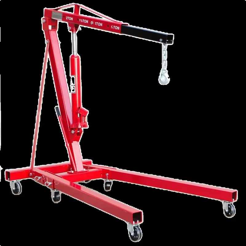 Grúa Hidráulica Plegable de 2  - Heavy Equipment Jack Stands reseña y precio