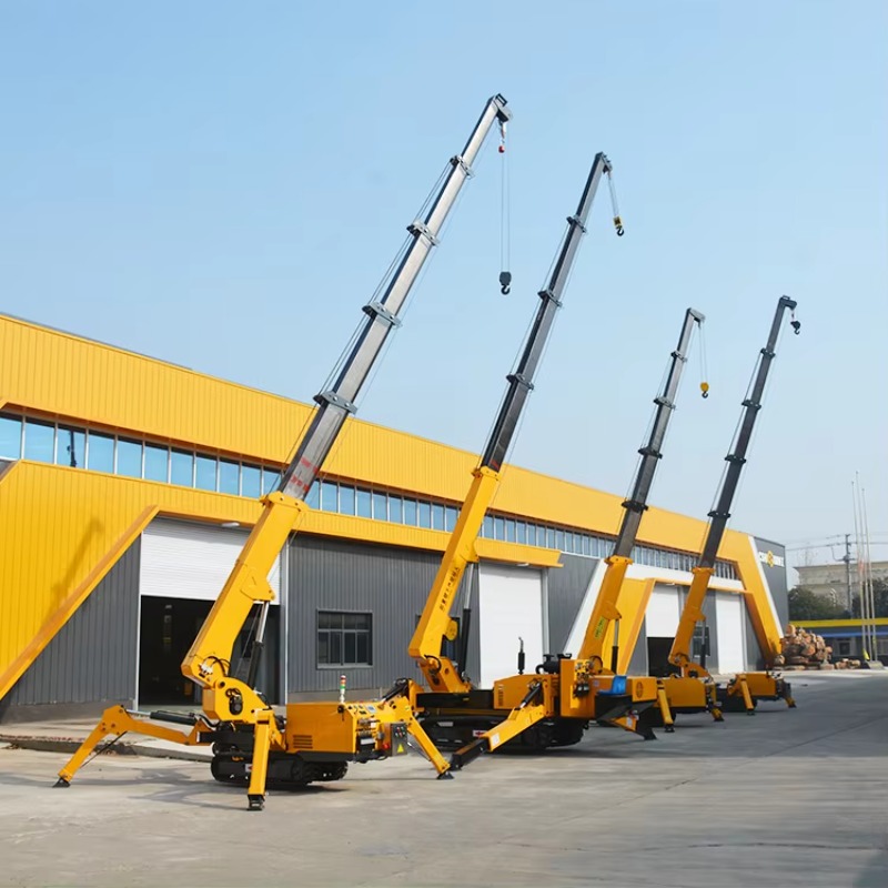 Grúa Araña Hidráulica de 8T, M - Heavy Equipment Handling reseña y precio