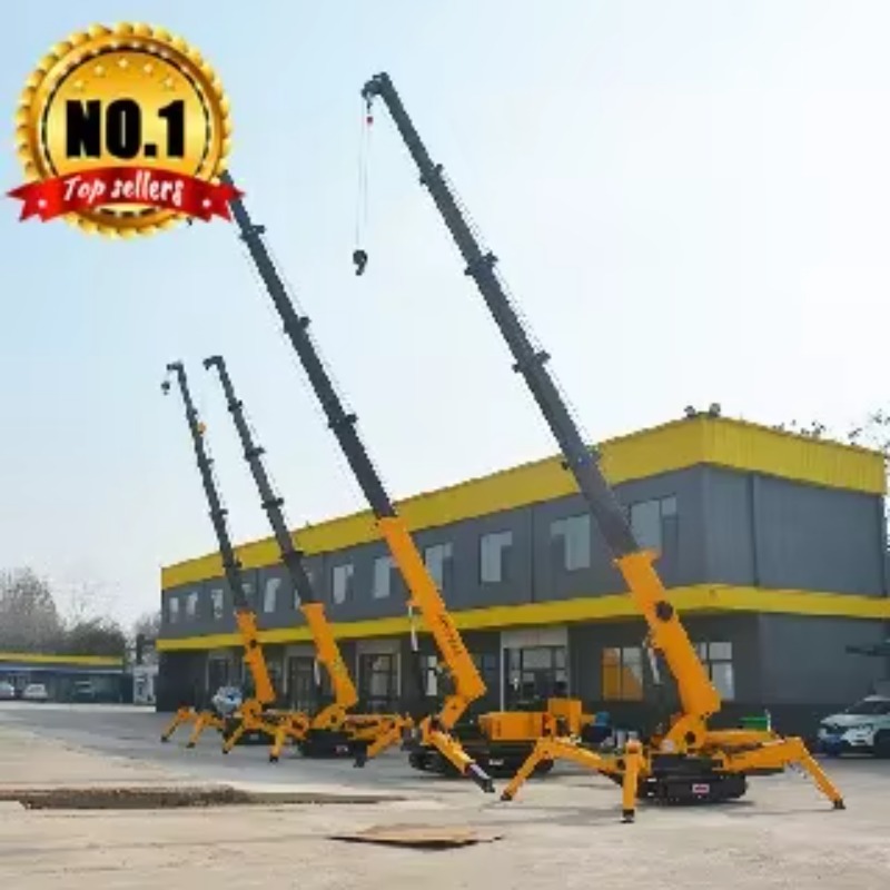 Grúa Araña Hidráulica de 8T, M - Heavy Equipment Handling reseña y precio